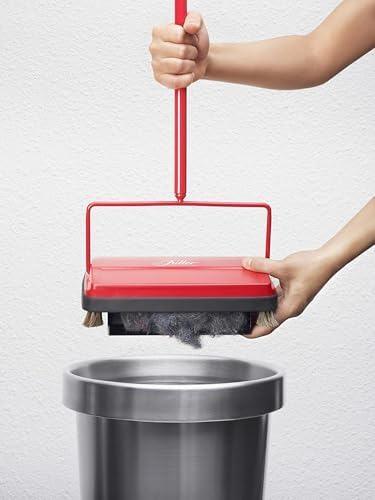 Fuller Brush 17052 Electrostatic Floor Sweeper - 9 Inch Cleaning Path - Red