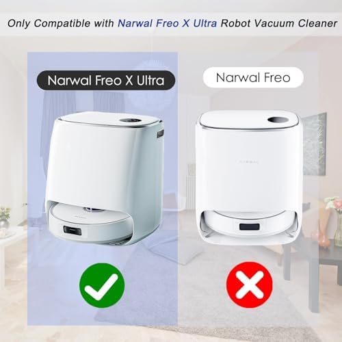 16 Piece Replacement Accessories for Narwal Freo X Ultra Robot Vacuum