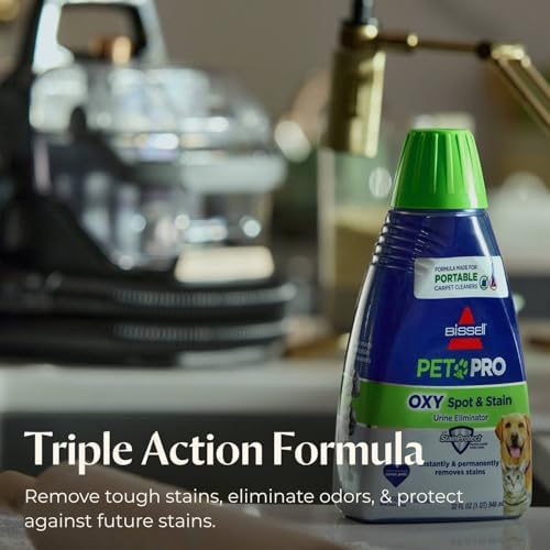 Bissell Little Green HydroSteam Carpet Cleaner with Pet Pro Oxy Spot Eliminator