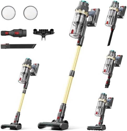 Linkifly Cordless Vacuum Cleaner 550W 48Kpa Self-Standing
