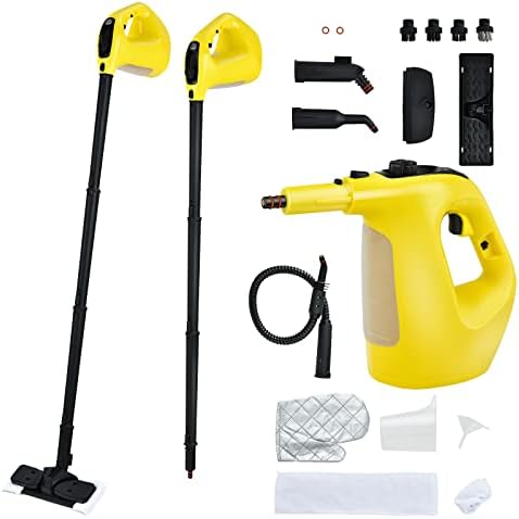 Goplus Multipurpose Handheld Steam Cleaner with 17 Accessories