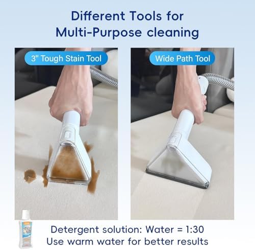 Wurese Carpet Cleaner Machine with 3 Tools