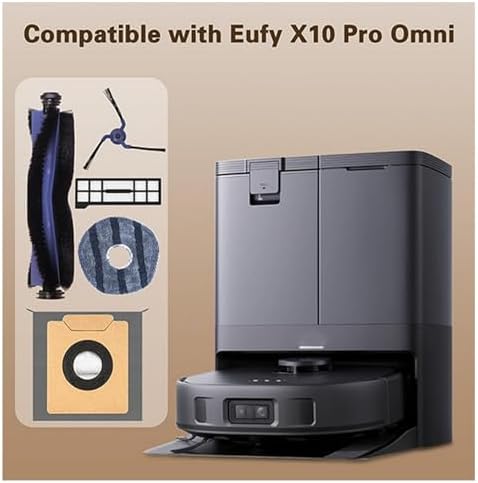 Replacement Accessories Kit for Eufy X10 Pro Robot Vacuum