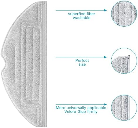 Home Times Vacuum Mop Pads for Roborock S7 MaxV Series