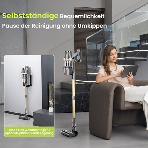 Linkifly Cordless Vacuum Cleaner 550W 48Kpa Self-Standing