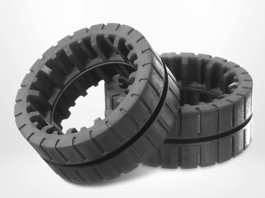 4 Pack Wheel Tires for iRobot Braava Jet M6 Replacement