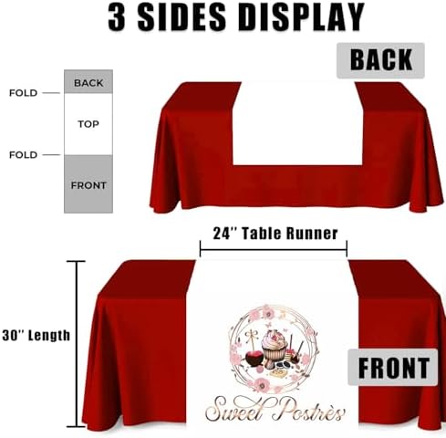 Custom Table Runner with Business Logo