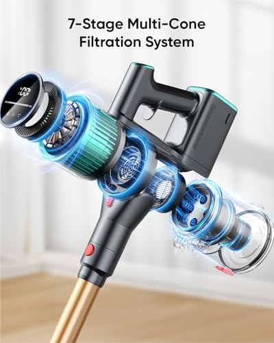 Powerffy Cordless Vacuum Cleaner 45KPa 550W