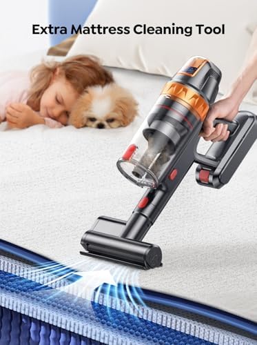 SMOTURE Cordless Vacuum Cleaner 600W Stick 45KPA