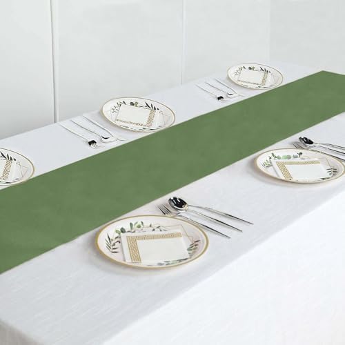 Efavormart Pack of 5 Moss Willow Table Runner