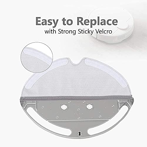 KEEPOW 8 Pcs Microfiber Mop Cloth Pad Refill Kit
