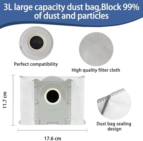 Replacement Accessories Kit for Ecovacs T80 Omni Pro Vacuum Cleaner