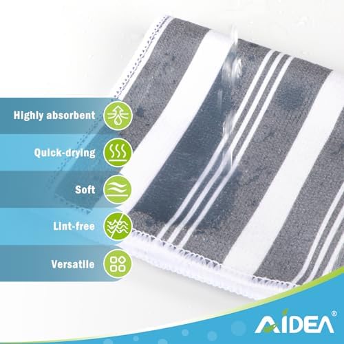AIDEA Kitchen Towels 24 Count Dish Cloths Set