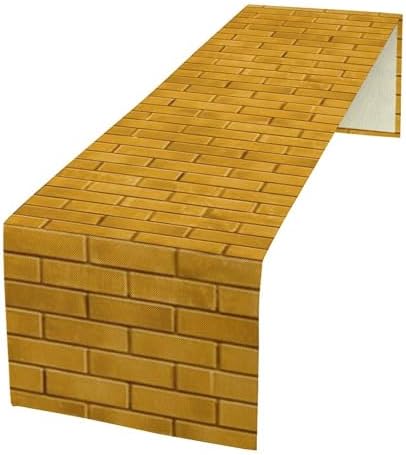 Yellow Brick Road Printed Table Runner Boho Decor 13x72 Inch