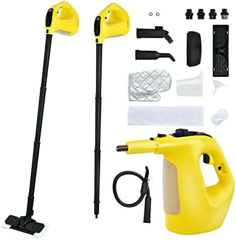 GOFLAME 1400W Handheld Steam Cleaner with 17 Accessories