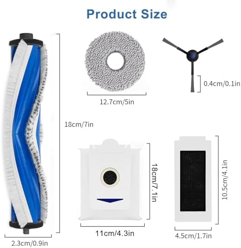 Replacement Parts Kit for ECOVACS DEEBOT T30S Vacuum