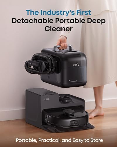 Eufy E28 Omni Robot Vacuum and Mop Combo with HydroJet System
