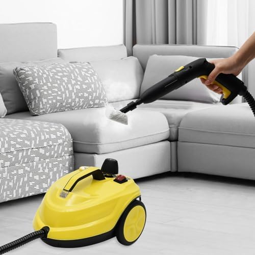 2000W Steam Cleaner Machine with 6087oz Large Capacity Yellow