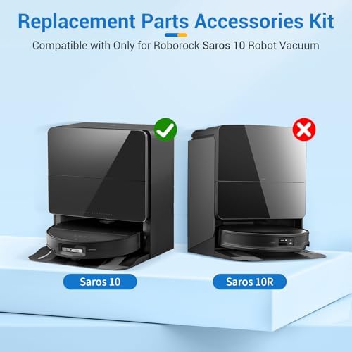 29Pcs Replacement Parts Kit for Roborock Saros 10 Robot Vacuum