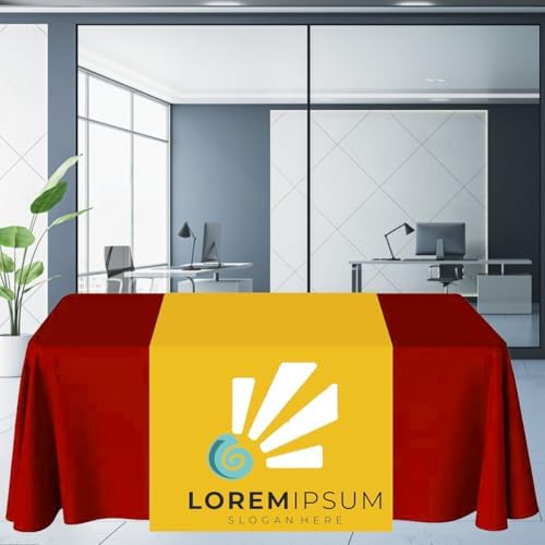 Custom Table Runner with Business Logo