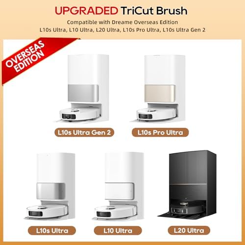 13 Pcs TriCut Brush Accessories for Dreame Robot Vacuums