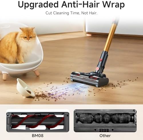 Frecaer Cordless Vacuum Cleaner with Smart Auto Mode