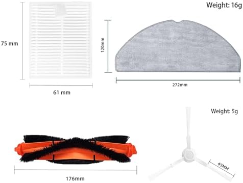 Replacement Kit for Xiaomi S20 D106 Vacuum Robot