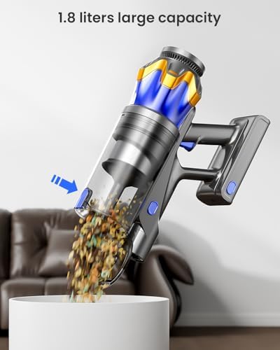 JELLYPIG Cordless Vacuum Cleaner 580W 48KPA 65Mins
