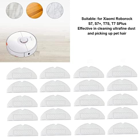 20pcs Roborock S7 Disposable Mop Pads Replacement Cleaning Pads