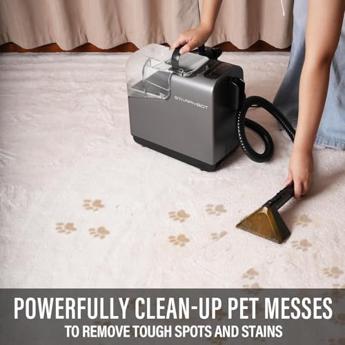Starrybot Carpet Upholstery Cleaner with Steam and Suction