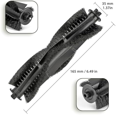 2 Pieces Replacement Brush Rollers for Tikom Robot Vacuum and Mop Combo