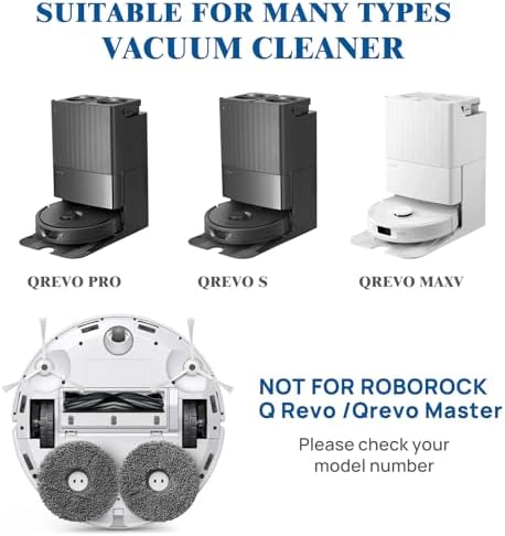 Cigacoal Replacement Kit for Roborock Qrevo S Plus Pro MaxV