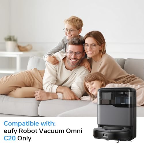 Ancolin 26 Pcs Replacement Parts for Eufy Omni C20 Robot Vacuum Kit