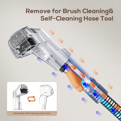Ailltopd Portable Carpet Spot Cleaner with Dual Brush Heads 1