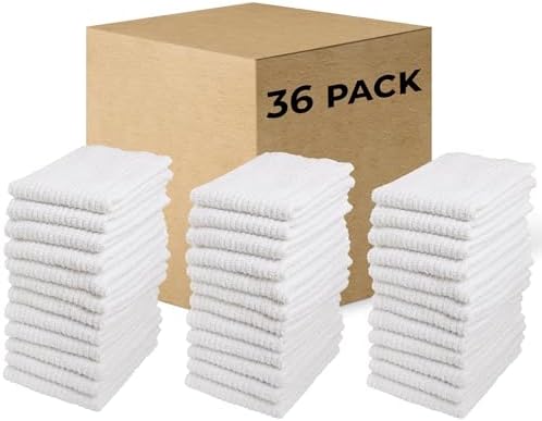 Bar Mop Dish Cloths Set of 36 100 Cotton