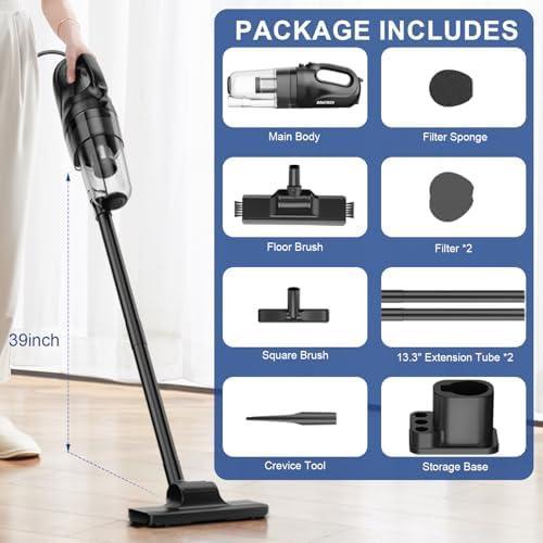 SOWTECH Corded Vacuum Cleaner with 6-in-1 Attachments