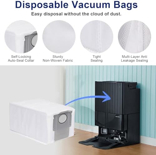 20 PCS Accessories Kit for Roborock Q Revo Robot Vacuum
