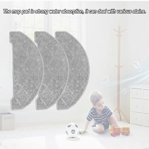 Frexusuent Mop Pad for Proscenic Q8 Q8 Max Robot Vacuum 8 Pcs
