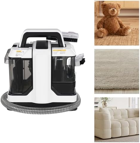 11Kpa Powerful Suction Carpet Cleaner Machine with 2 Brushes and Large Tank