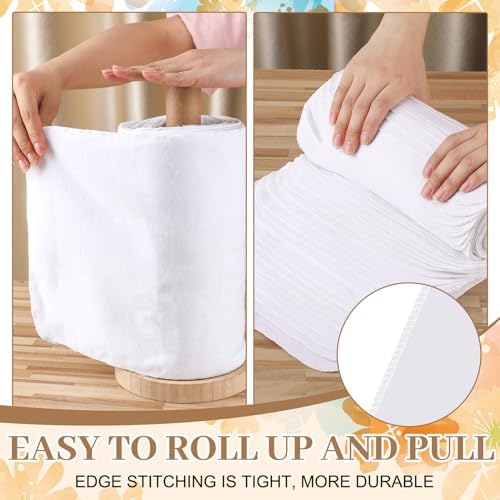 36 Count Reusable Cleaning Cloths Cotton Kitchen Towels Classic White