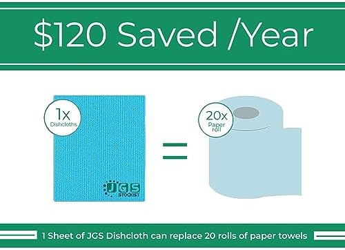 Premium Quality Swedish Sponge Dishcloths 10 Pack