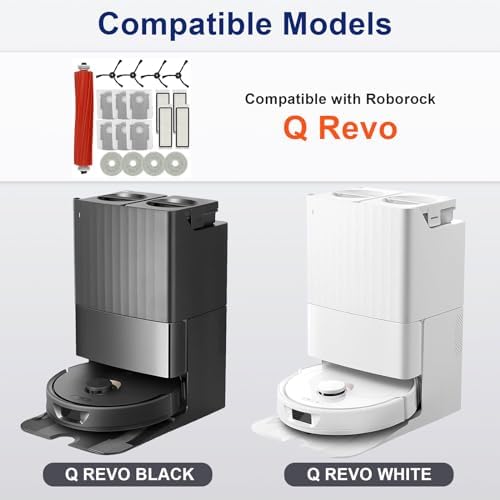 20 PCS Accessories Kit for Roborock Q Revo Robot Vacuum