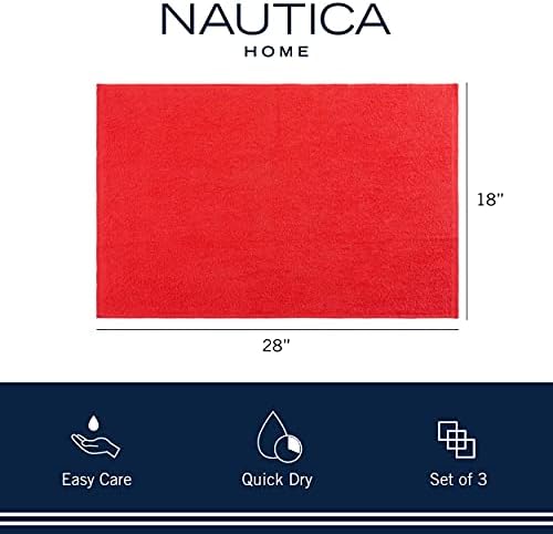 Nautica 100 Cotton Dish Towels Set of 3