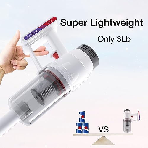 KEROMEE Ultralight Stick Vacuum 5-in-1 Powerful Suction