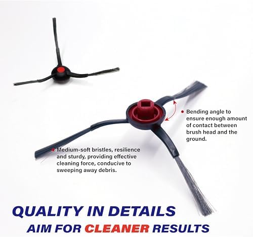 Robot Vacuum Replacement Parts for Yeedi C12 Pro Plus and C12 Plus