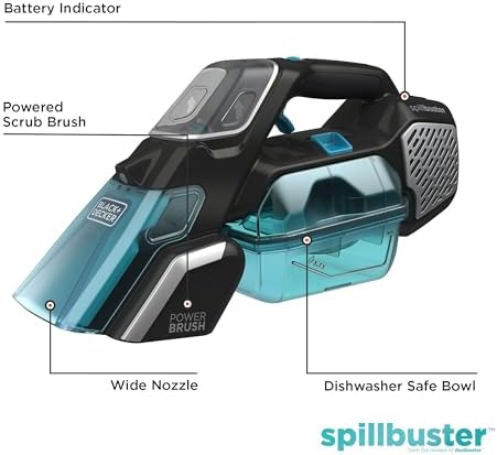 BLACKDECKER SpillBuster Cordless Spill Spot Cleaner