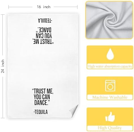 CIOJUNE 16x24 Bar Towels for Tequila Lovers