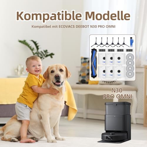 Estelife Replacement Parts for Ecovacs Deebot N30 Omni