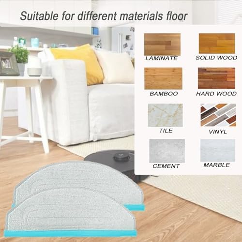 Frexusuent Mop Pad Replacement for Yeedi Cube CC 6 Pcs