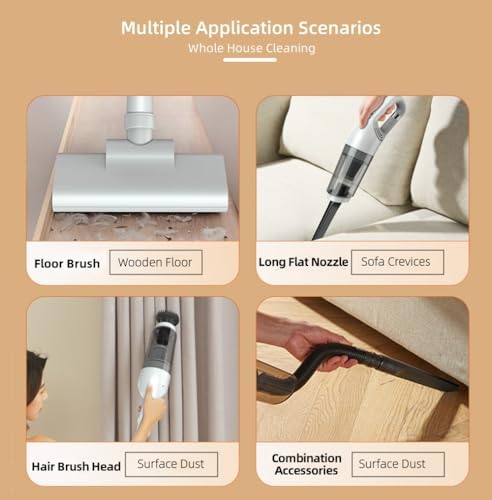 Aoun Cordless Stick Vacuum Cleaner with 15000Pa Suction